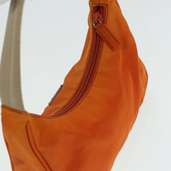 PRADA Hand Bag Nylon Orange Auth - Picture 9 of 16